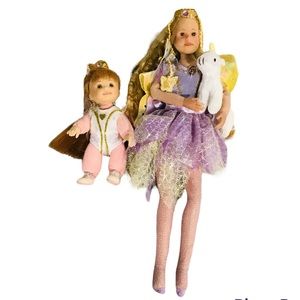 Only Hearts Club Taylor Angelique Fairy Princess Doll & Li’l Kids Doll
